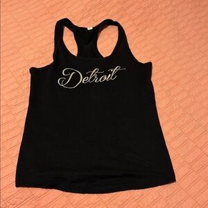 Black Detroit Women's Tank Top